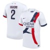 Maillot de Supporter Paris Saint-Germain Achraf Hakimi 2 Extérieur 2024-25 Pour Homme